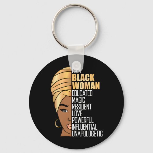 Juneteenth Independence Day Vrouwen Zwart Amerikaa Sleutelhanger (Voorkant)