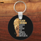 Juneteenth Independence Day Vrouwen Zwart Amerikaa Sleutelhanger (Voorkant)