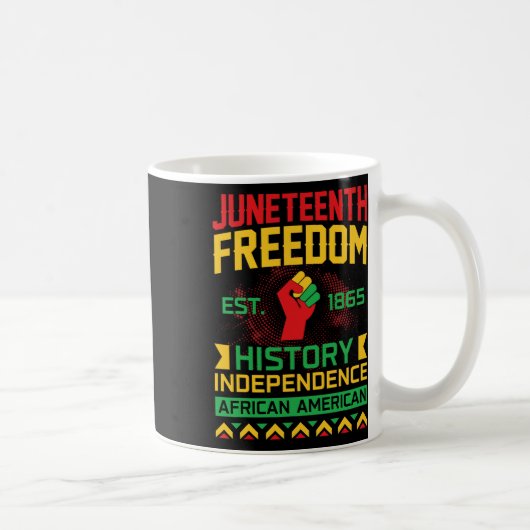Juneteenth is de echte Onafhankelijkheidsdag Vrijh Koffiemok (Rechts)