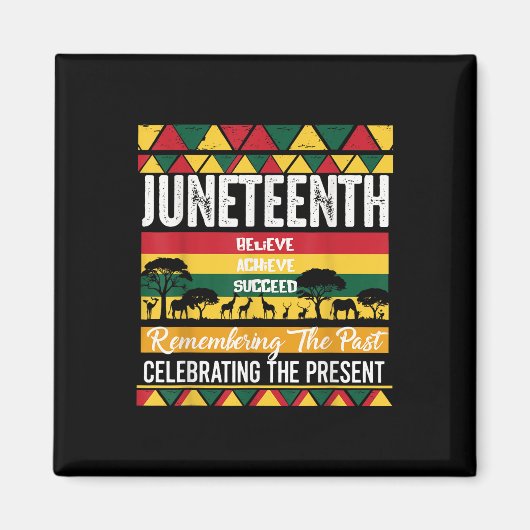 Juneteenth is mijn Onafhankelijkheidsdag Afrikaans Magneet (Voorkant)