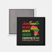 Juneteenth is mijn onafhankelijkheidsdag Afrikaans Magneet (Voorkant / Achterkant)