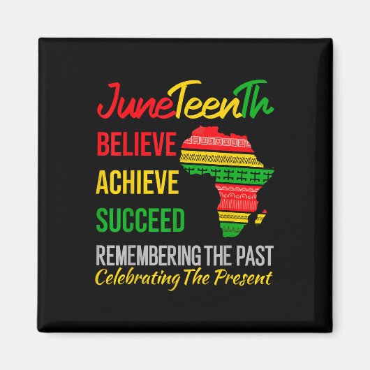 Juneteenth is mijn onafhankelijkheidsdag Afrikaans Magneet (Voorkant)