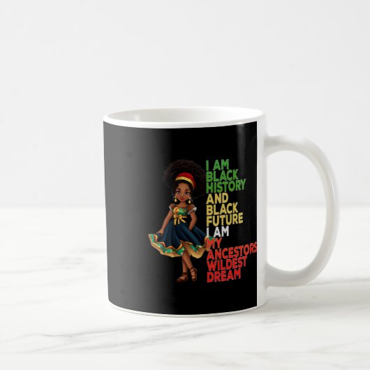 Juneteenth is mijn Onafhankelijkheidsdag Black Wom Koffiemok (Rechts)