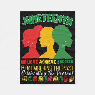 Juneteenth is mijn onafhankelijkheidsdag die ik ge fleece deken