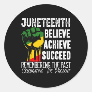 Juneteenth is mijn onafhankelijkheidsdag die ik ge ronde sticker