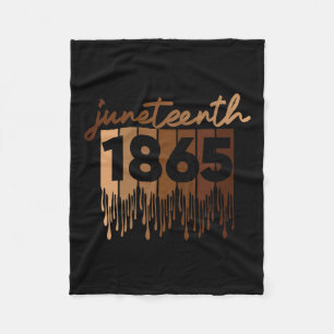 Juneteenth is mijn Onafhankelijkheidsdag Free ISH  Fleece Deken