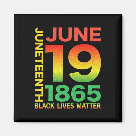 Juneteenth is mijn Onafhankelijkheidsdag Free ISH  Magneet (Voorkant)