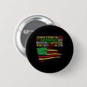 Juneteenth is mijn Onafhankelijkheidsdag Free ISH Ronde Button 5,7 Cm (Voorkant /achterkant)