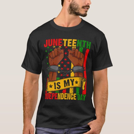 Juneteenth is mijn Onafhankelijkheidsdag Free ISH T-shirt (Voorkant)