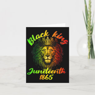 Juneteenth is mijn onafhankelijkheidsdag Leeuw Gra Kaart