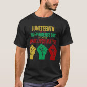 Juneteenth is mijn Onafhankelijkheidsdag T-shirt (Voorkant)