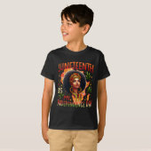 Juneteenth is mijn Onafhankelijkheidsdag Zwarte Ge T-shirt (Voorkant volledig)