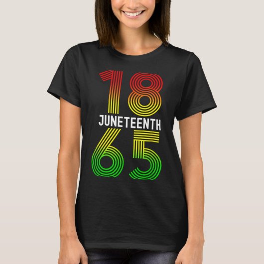 Juneteenth is mijn onafhankelijkheidsdag zwarte tr t-shirt (Voorkant)