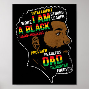 Juneteenth is mijn zwarte vader op Onafhankelijkhe Poster