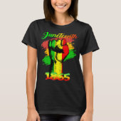 Juneteenth Is My Independence Day Black Women Blac T-shirt (Voorkant)