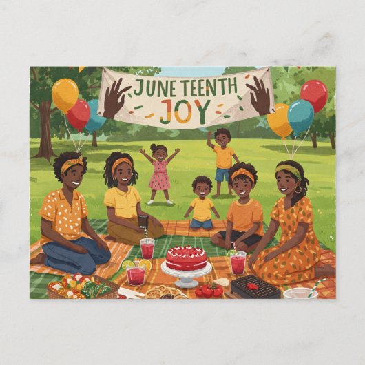 Juneteenth Joy Briefkaart (Voorkant)
