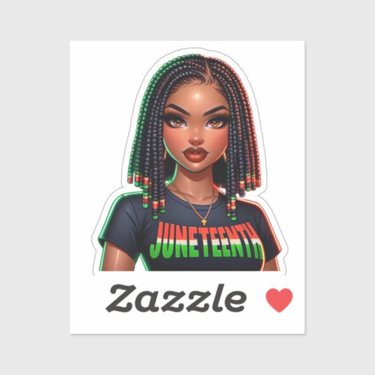 Juneteenth Joy Sticker (Vel)