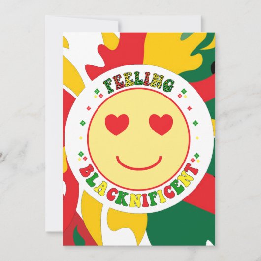 Juneteenth Juni 19 1865 zwarte koninginnen melanin Kaart (Voorkant)