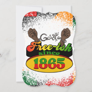 Juneteenth Juni 19 1865 zwarte koninginnen melanin Kaart