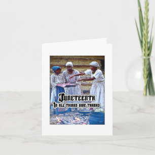 Juneteenth Kaart