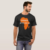 Juneteenth Kaart van Afrika T-shirt (Voorkant volledig)