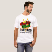 Juneteenth KAN ZWARTE Christelijk NIET TEGENHOUDEN T-shirt (Voorkant volledig)