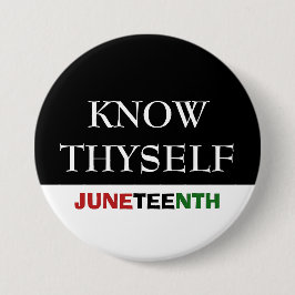 Juneteenth KEN JEZELF Ronde Button 7,6 Cm