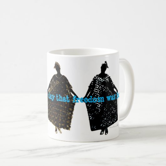 Juneteenth  koffiemok (Voorkant rechts)