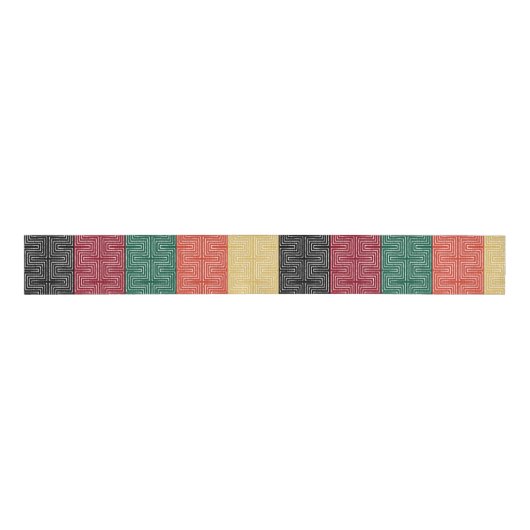 Juneteenth Kwanzaa Black Holiday Grosgrain Lint (Voorkant)