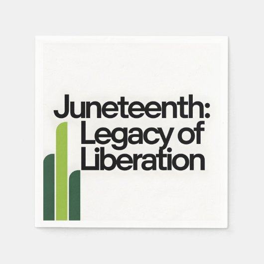 Juneteenth Legacy of Liberation Modern Graphic Servet (Voorkant)