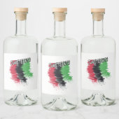 Juneteenth Likeurfles Etiket (Flessen)