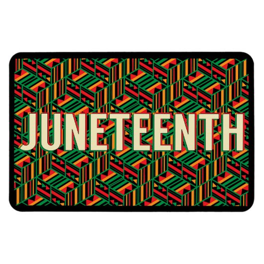 Juneteenth Magnet Magneet (Horizontaal)