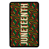 Juneteenth Magnet Magneet (Verticaal)
