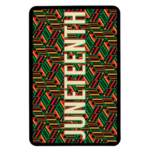 Juneteenth Magnet Magneet (Verticaal)