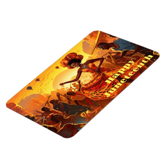 Juneteenth Magnet Magneet (Linkerzijde)