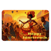 Juneteenth Magnet Magneet (Horizontaal)