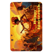 Juneteenth Magnet Magneet (Verticaal)