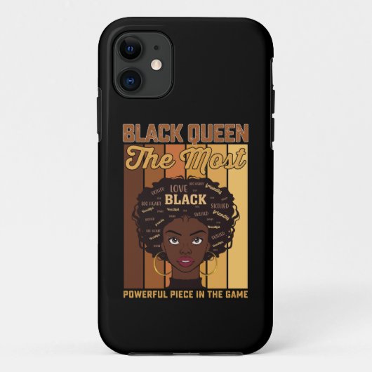 Juneteenth Melanin Black Girl de krachtigste Case-Mate iPhone Case (Achterkant)