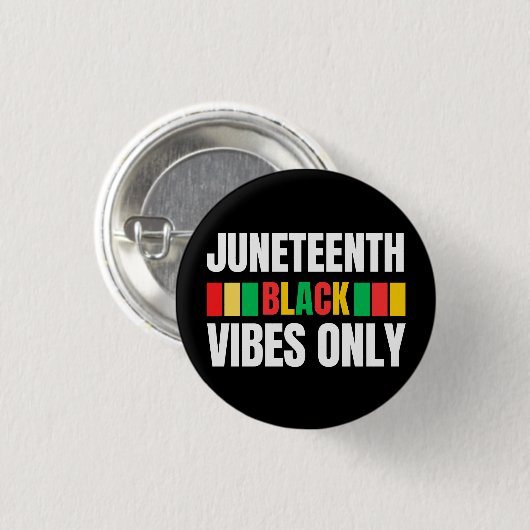 Juneteenth Melanin Mannen Vrouwen Kinder Ronde Button 3,2 Cm (Voorkant /achterkant)