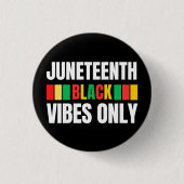 Juneteenth Melanin Mannen Vrouwen Kinder Ronde Button 3,2 Cm (Voorkant)
