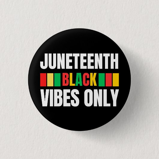 Juneteenth Melanin Mannen Vrouwen Kinder Ronde Button 3,2 Cm (Voorkant)