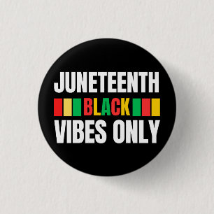 Juneteenth Melanin Mannen Vrouwen Kinder Ronde Button 3,2 Cm