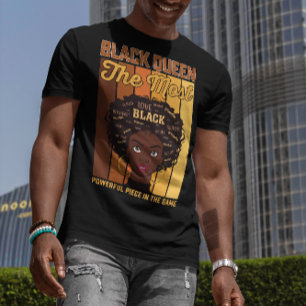 Juneteenth Melanine Zwarte Meisje Het Krachtigste T-shirt
