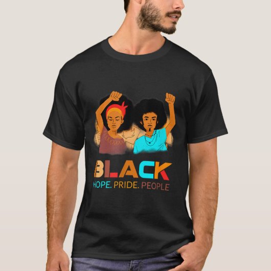 Juneteenth melanine zwarte trots juneteenth vrouwe t-shirt (Voorkant)