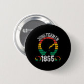 Juneteenth Mijn Onafhankelijkheidsdag Zwarte Vrouw Ronde Button 5,7 Cm (Voorkant /achterkant)