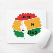 Juneteenth Mousepad Muismat (Met muis)