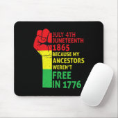 Juneteenth My Ancestors Black African Pride Freedo Muismat (Met muis)