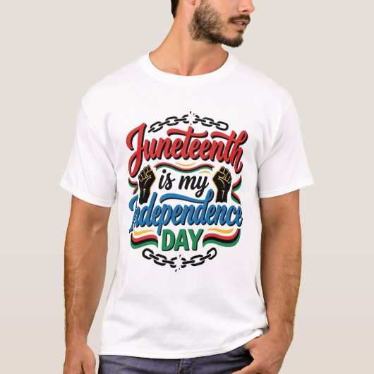 Juneteenth Onafhankelijkheidsdag Vintage Shirt Ont (Voorkant)