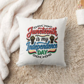 Juneteenth Onafhankelijkheidsdag Vintage Shirt Ont Kussen (Deken)