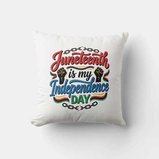 Juneteenth Onafhankelijkheidsdag Vintage Shirt Ont Kussen (Voorkant)